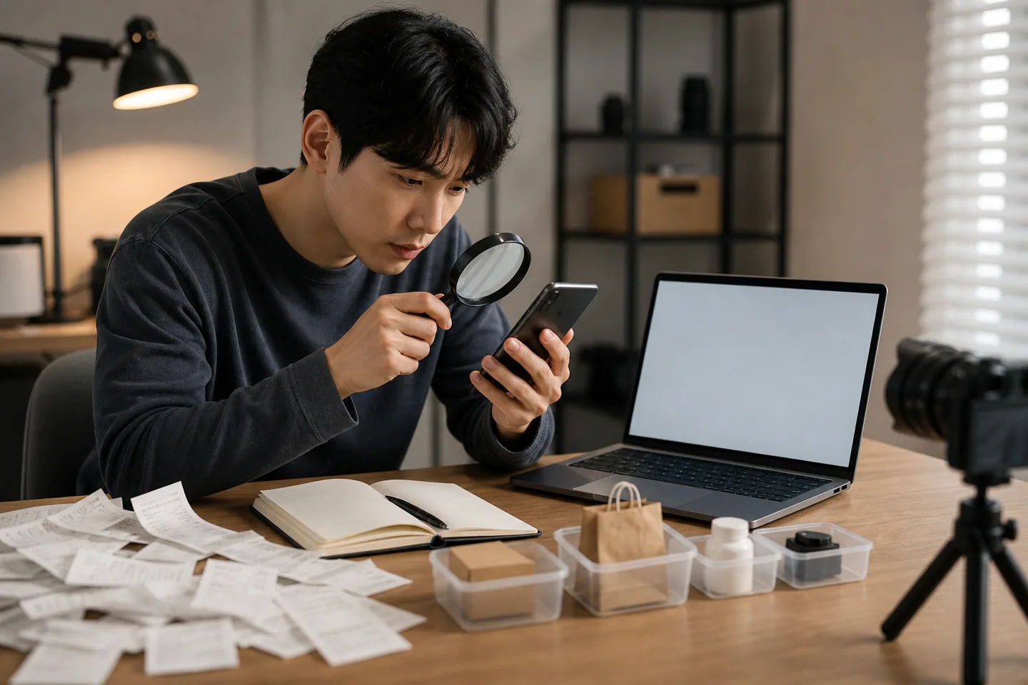 영상별 RPM, 국가별 조회 비중, 음악 사용 여부를 한 장의 운영표로 정리한 모습이다.