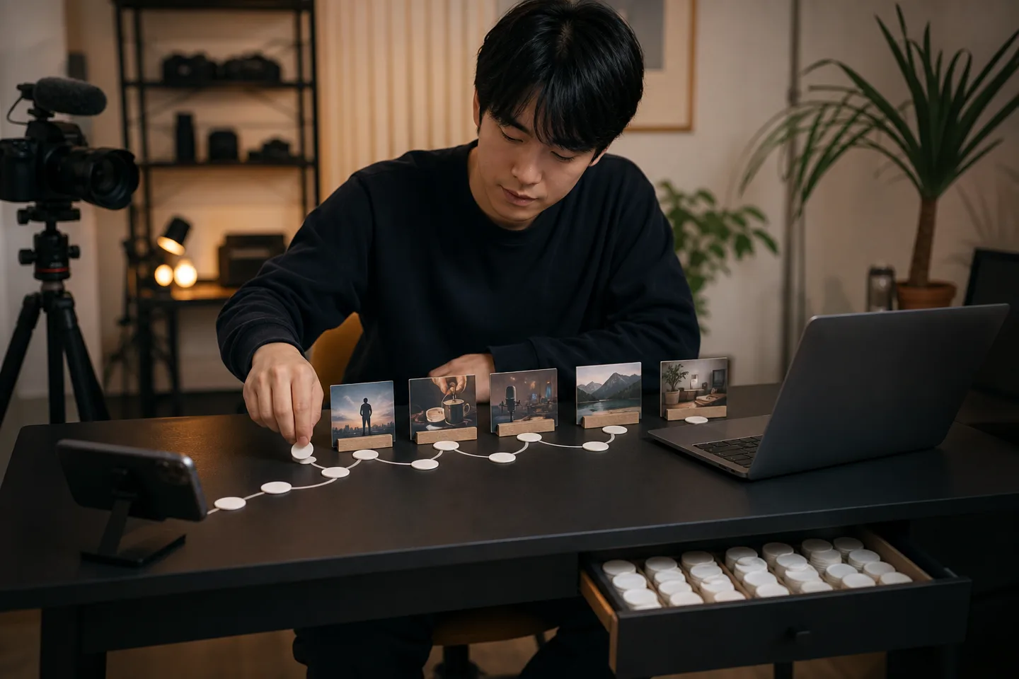 유튜브 태그와 해시태그의 입력 위치와 시청자 노출 방식을 비교한 업로드 메타데이터 정리 화면